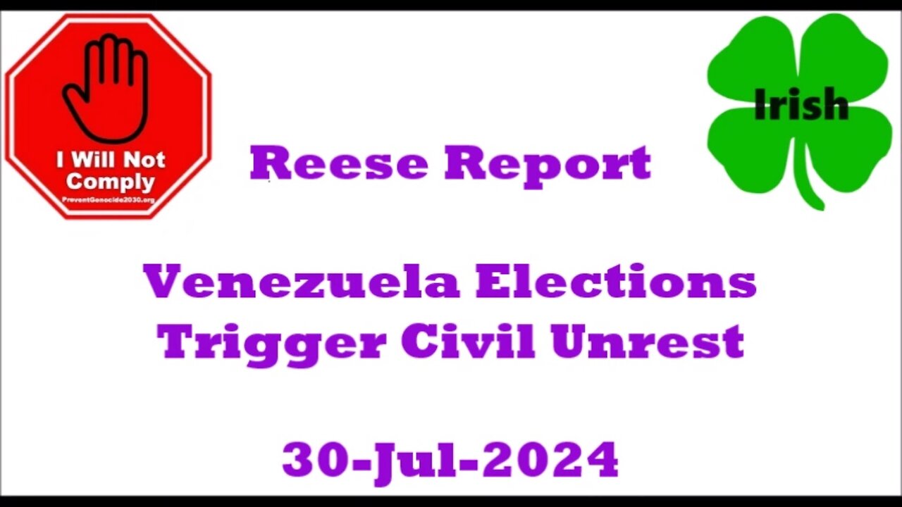 Venezuela Elections Trigger Civil Unrest 30-Jul-2024