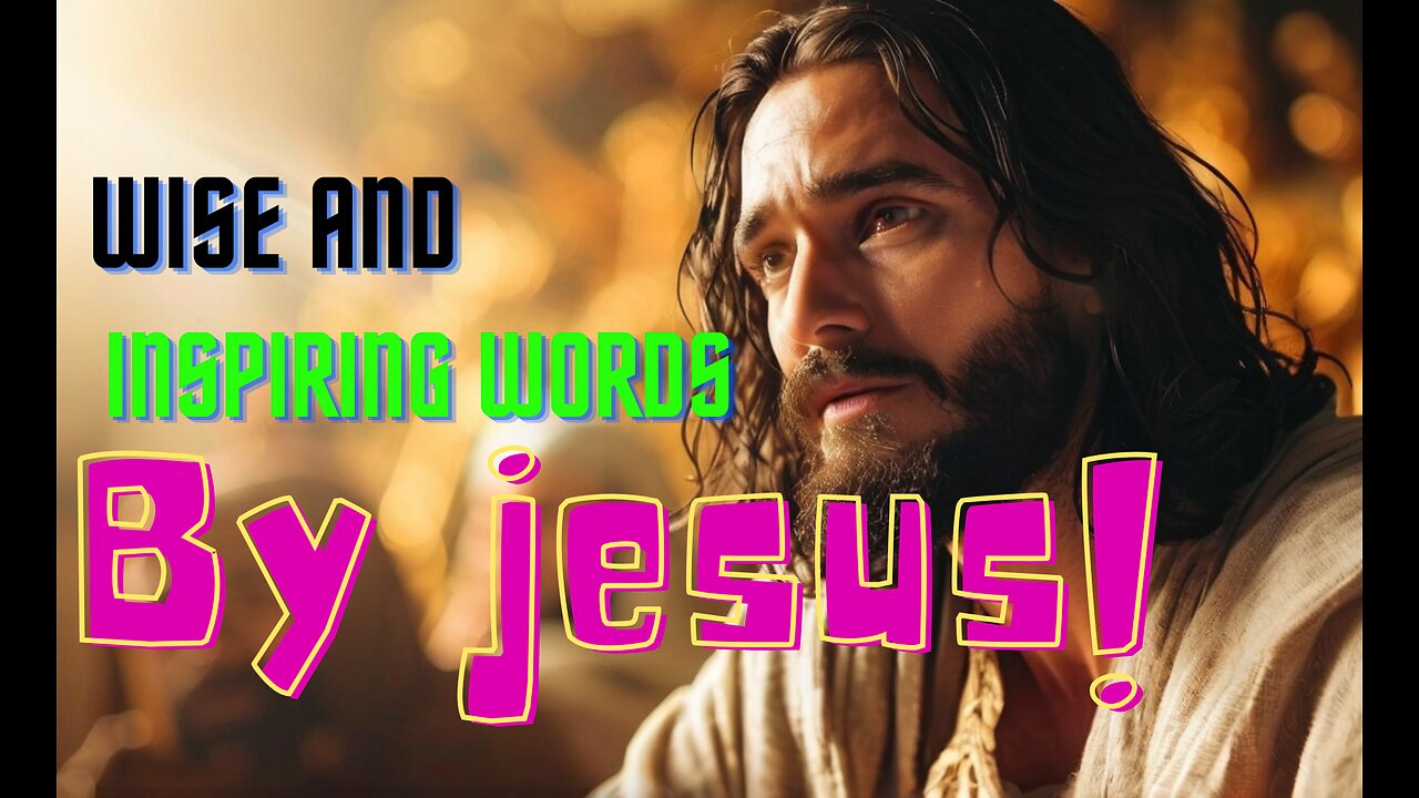 WISE and inspiring words by jesus