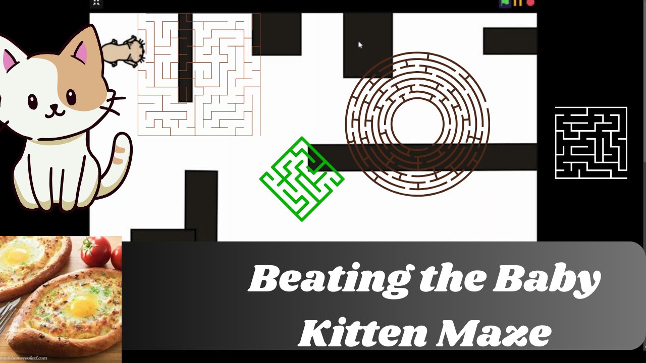 BEATING THE BABY KITTEN MAZE | GAMEPLAY BY KNITNSTYLE | GAME BY KNITNSTYLE