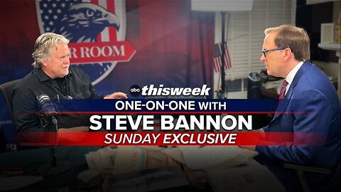 ABC Sunday Exclusive: This Week One-On-One with Steve Bannon - 6/30/2024