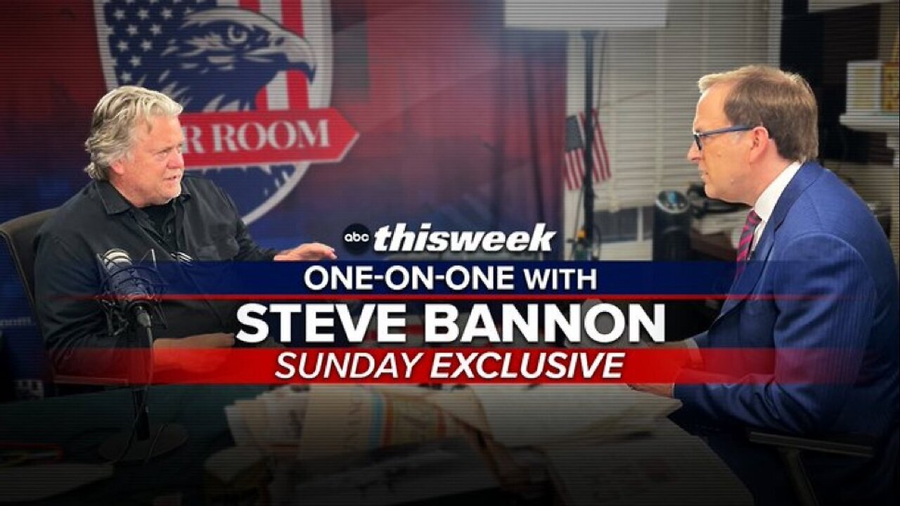 ABC Sunday Exclusive: This Week One-On-One with Steve Bannon - 6/30/2024