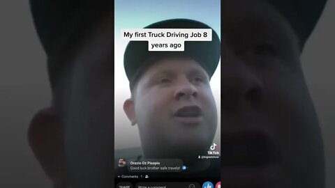 My first day Trucking. I had no neck?!