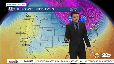 23ABC evening weather update November 18, 2022