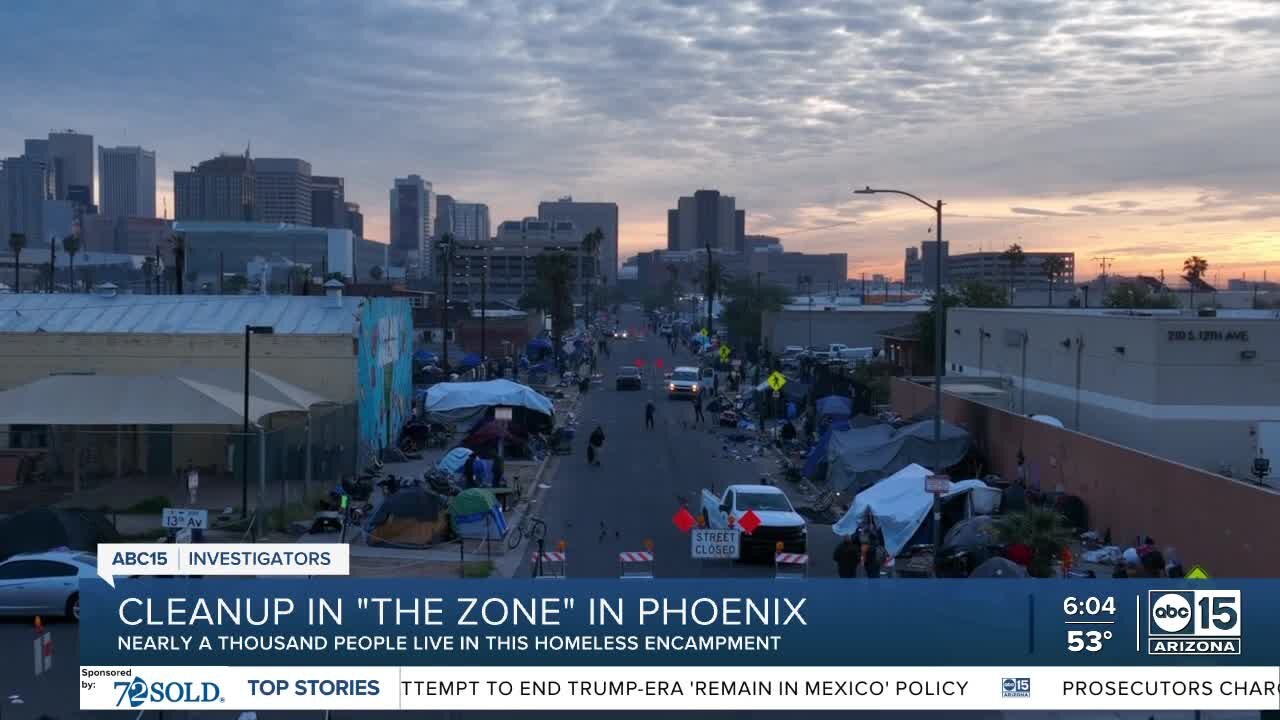 Frustration continues as city of Phoenix resumes homeless camp cleanup