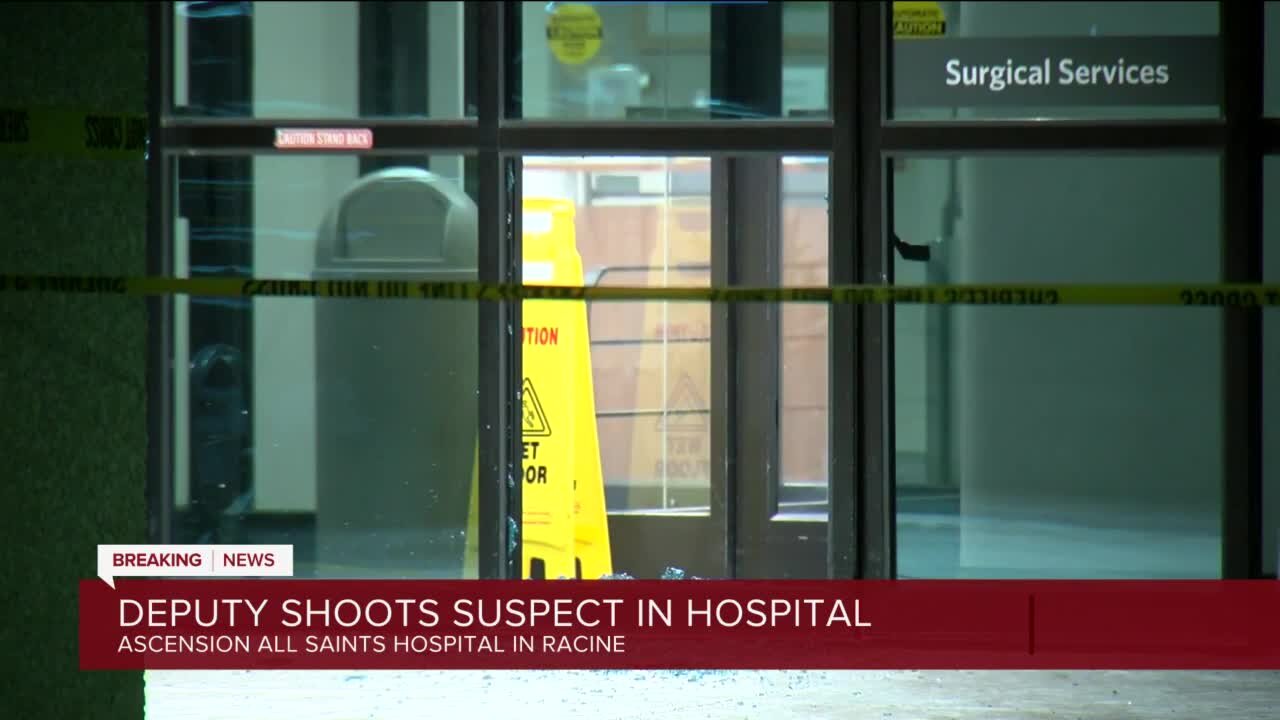 Deputy shoots, injures suspect at Ascension All Saints Hospital