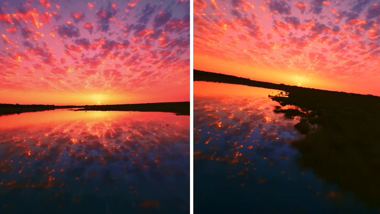 Mesmerizing drone footage shows how magical nature is