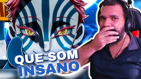 REAGINDO AO RAP Tipo Akaza 😈 (Kimetsu no Yaiba) | Style Trap | Prod. Sidney Scaccio | MHRAP