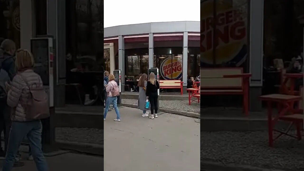 Burger King Super Busy in Russia