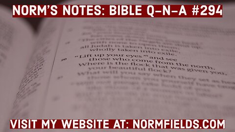 Bible Q-n-A 294: Special Guests Discuss Slavery in the Bible