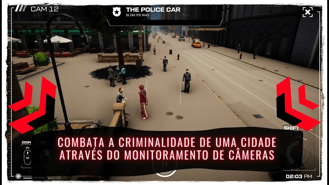 City Eye - Combata a Criminalidade de uma Cidade Através do Monitoramento de Câmeras (Jogo para PC)