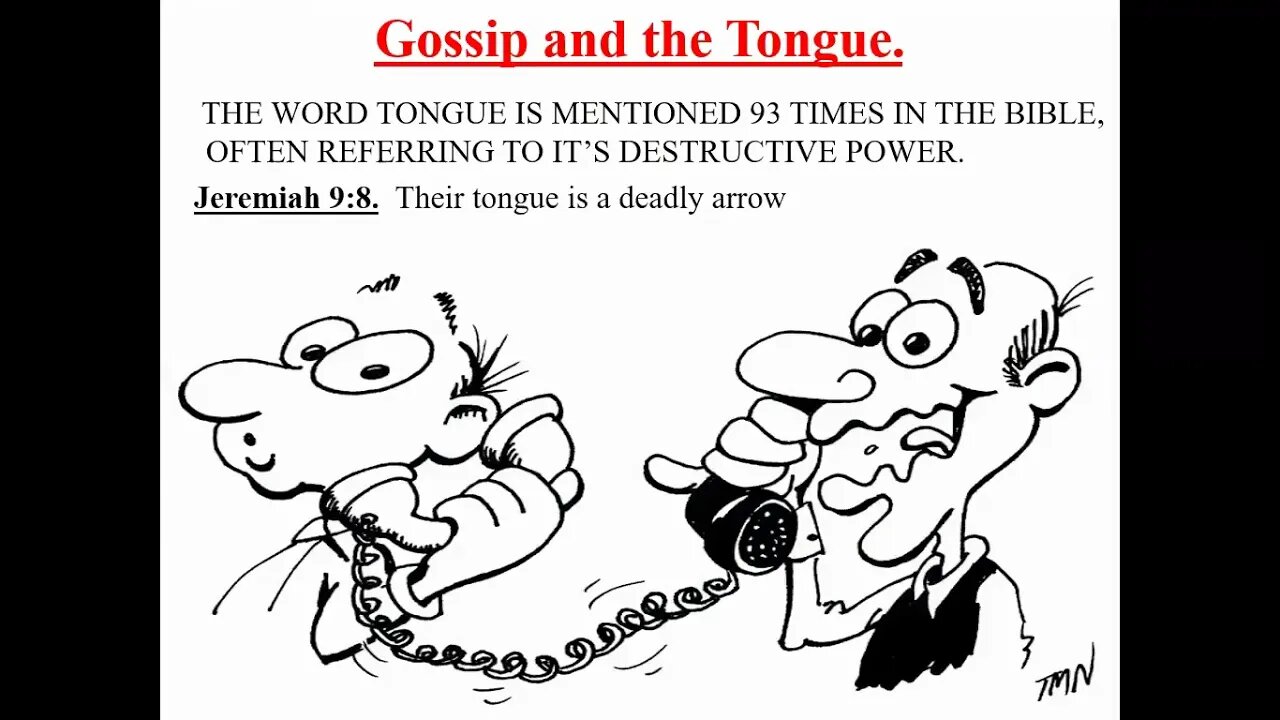 Gossip and the tongue