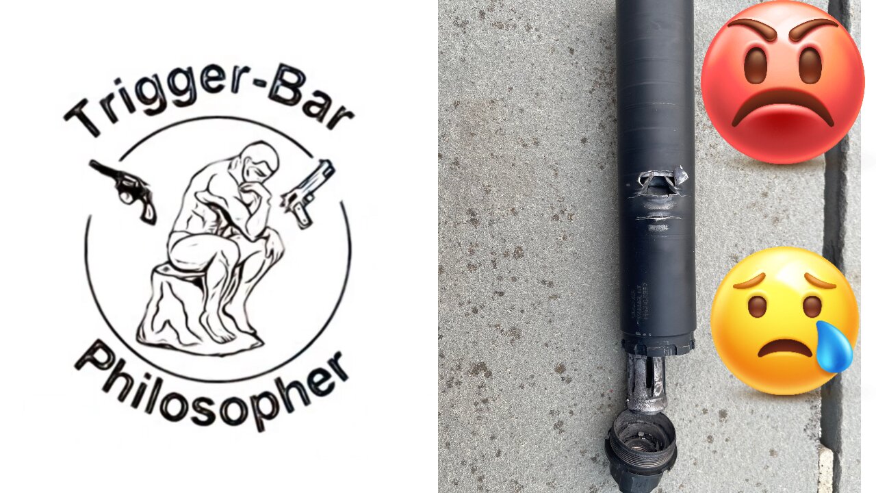 Sad day at the range- blowing up my suppressor