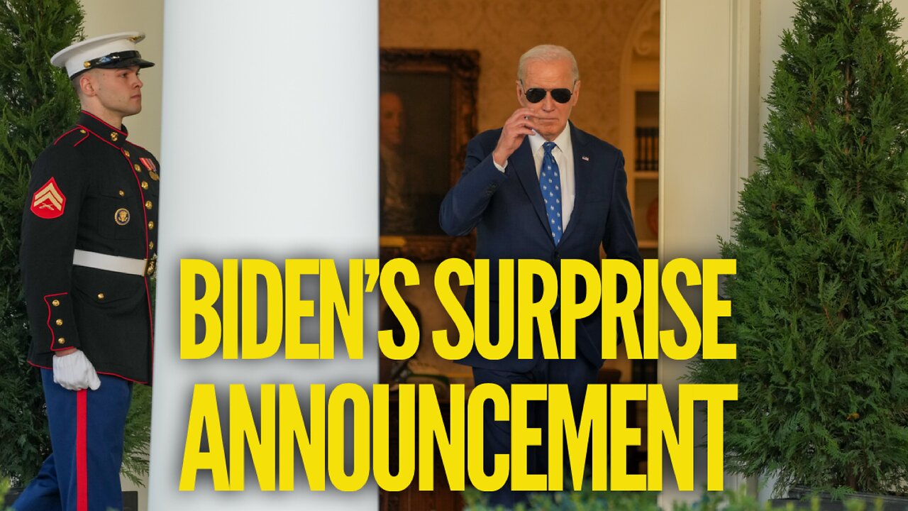 Running all over DC and then Biden calls us to the Rose Garden