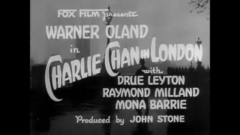 Charlie Chan in London (1934) starring Warner Oland