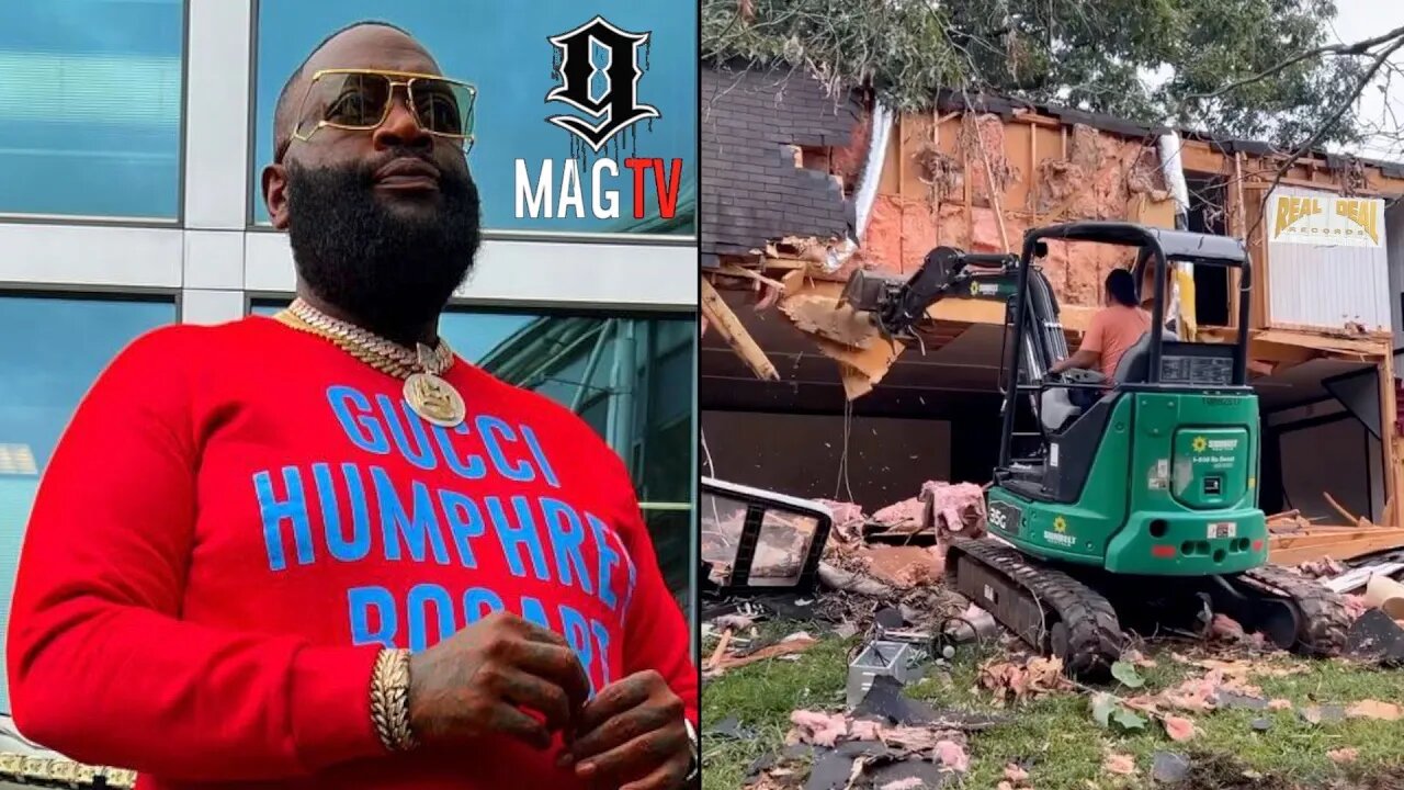 Rick Ross Tears Down Evander Holyfield's Old Recording Studio! 🏚