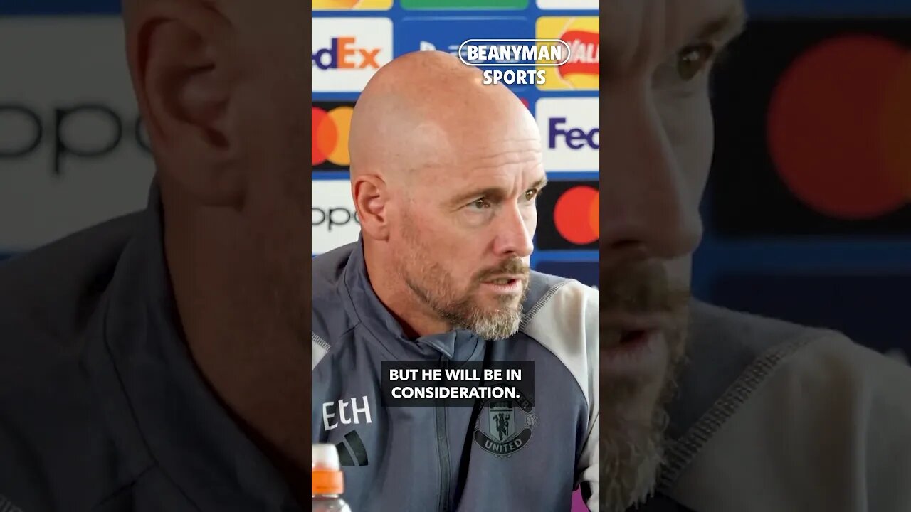 'Antony will be in consideration. But yesterday was first time back in team training' | Erik ten Hag