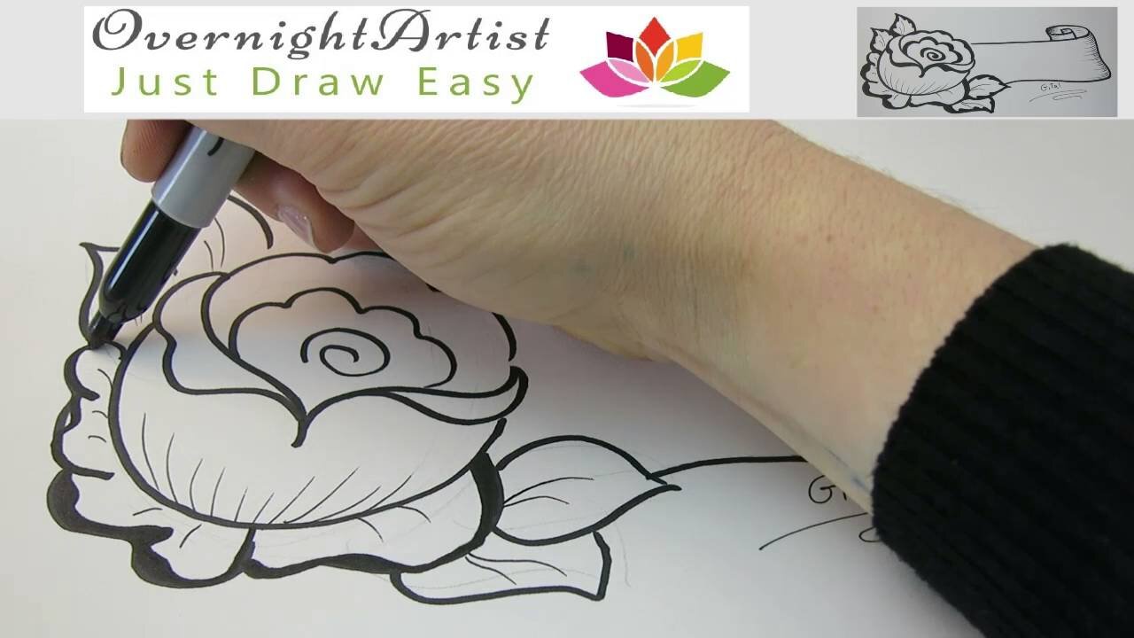 Easy Quick Amazing Drawing To Surprise Your Mom, Wife or Girlfriend on Mothers' Day!!