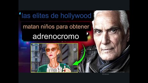 Los rituales de adrenocromo de la elite de hollywood revelados en tv francesa, lo censuran en vivo