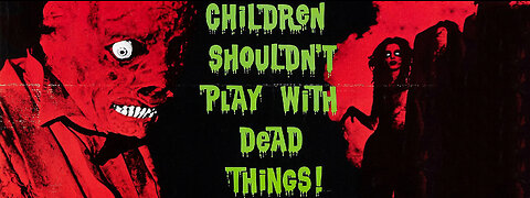 CHILDREN SHOULDN'T PLAY WITH DEAD THINGS (1972) movie trailer