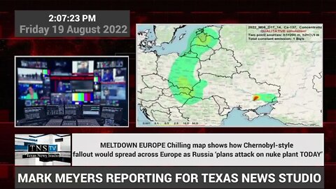 Chilling Map Shows How Chernobyl-Style Fallout Would Spread Across Europe| Zaporizhzhia Fallout