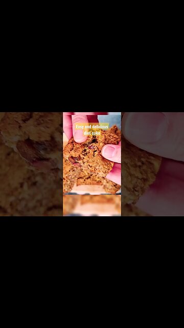 Easy diet cake, with oats, apple and carrot!