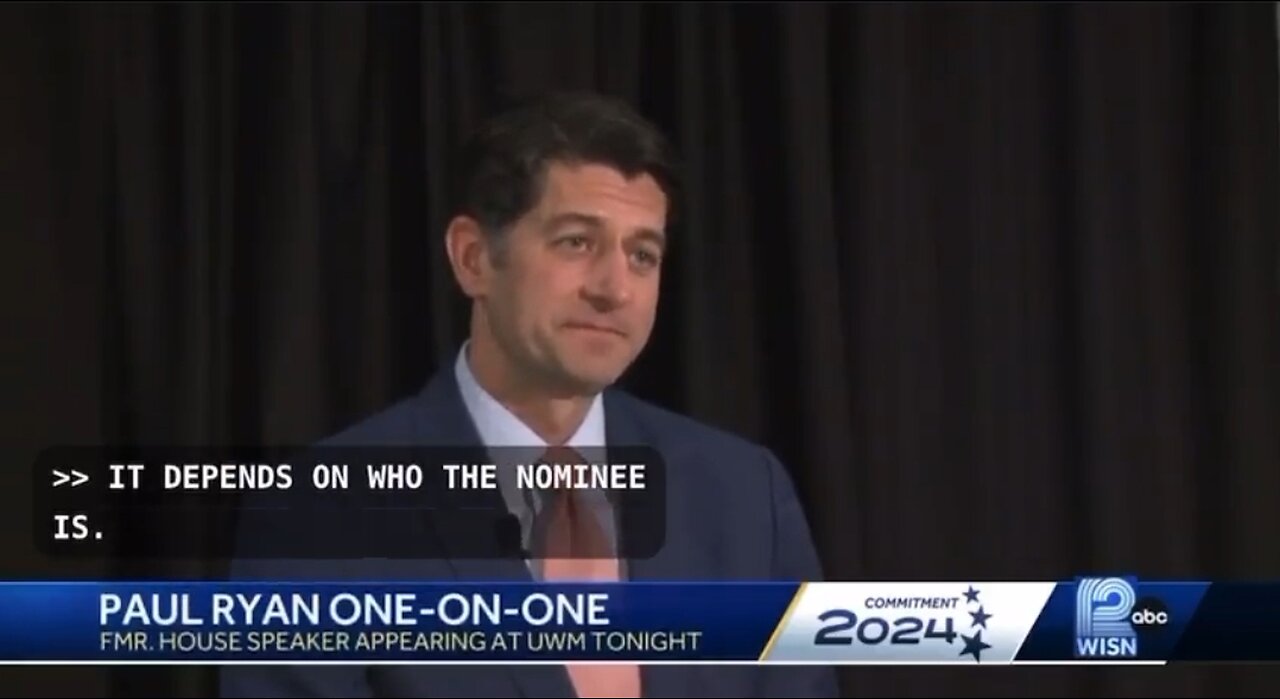 Paul Ryan Shows His Hate For Trump