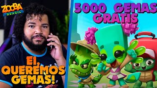 5000 GEMAS GRÁTIS! DESCUBRA COMO FAZER O DESAFIO ESMERALDA! ZOOBA: Jogo de Batalha Animal