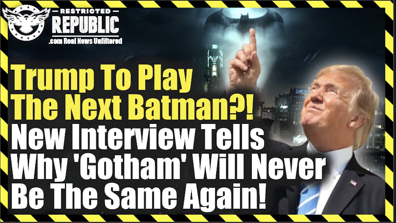 Trump To Play The Next Batman?! New Interview Tells Why ‘Gotham’ Will Never Be The Same Again!