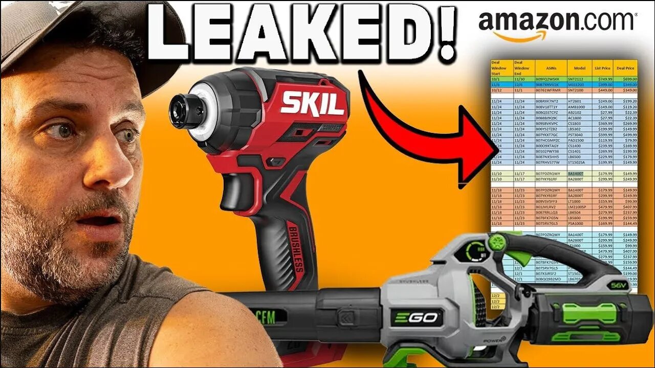 I have LEAKED Amazon Codes for Power Tools Deals that are not even made available yet (Big Savings)