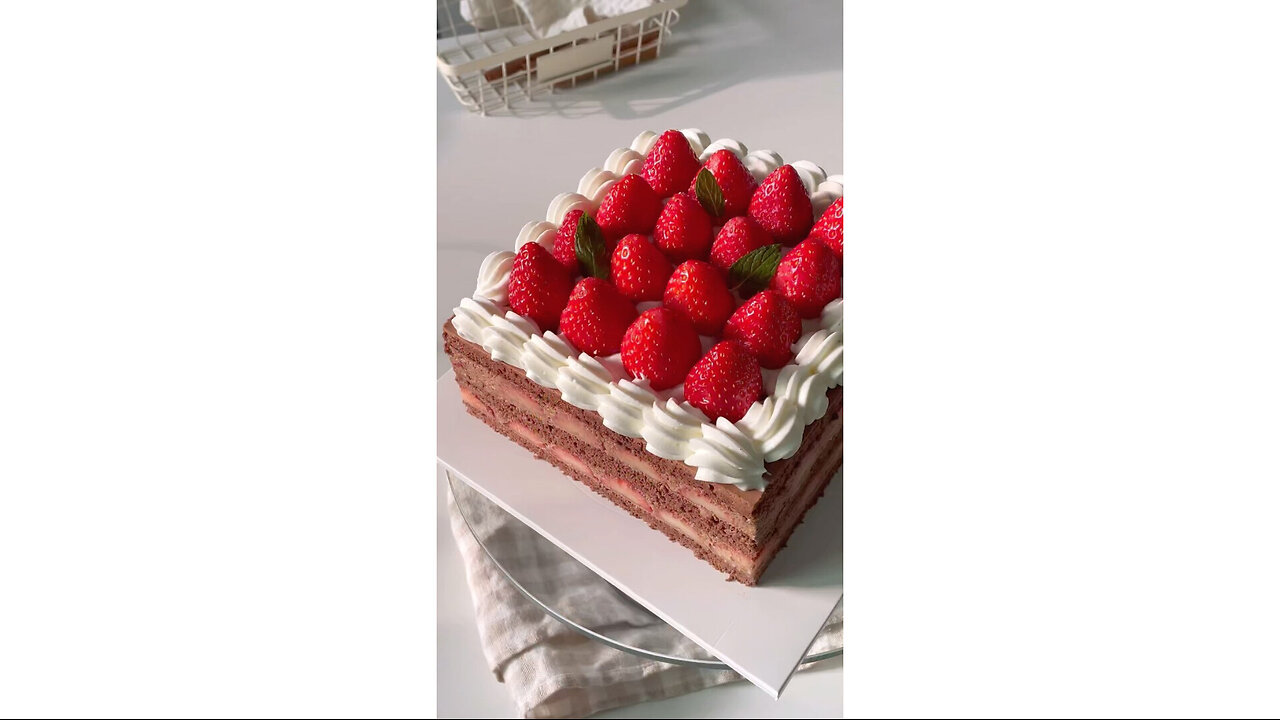 Cute Strawberry Cake