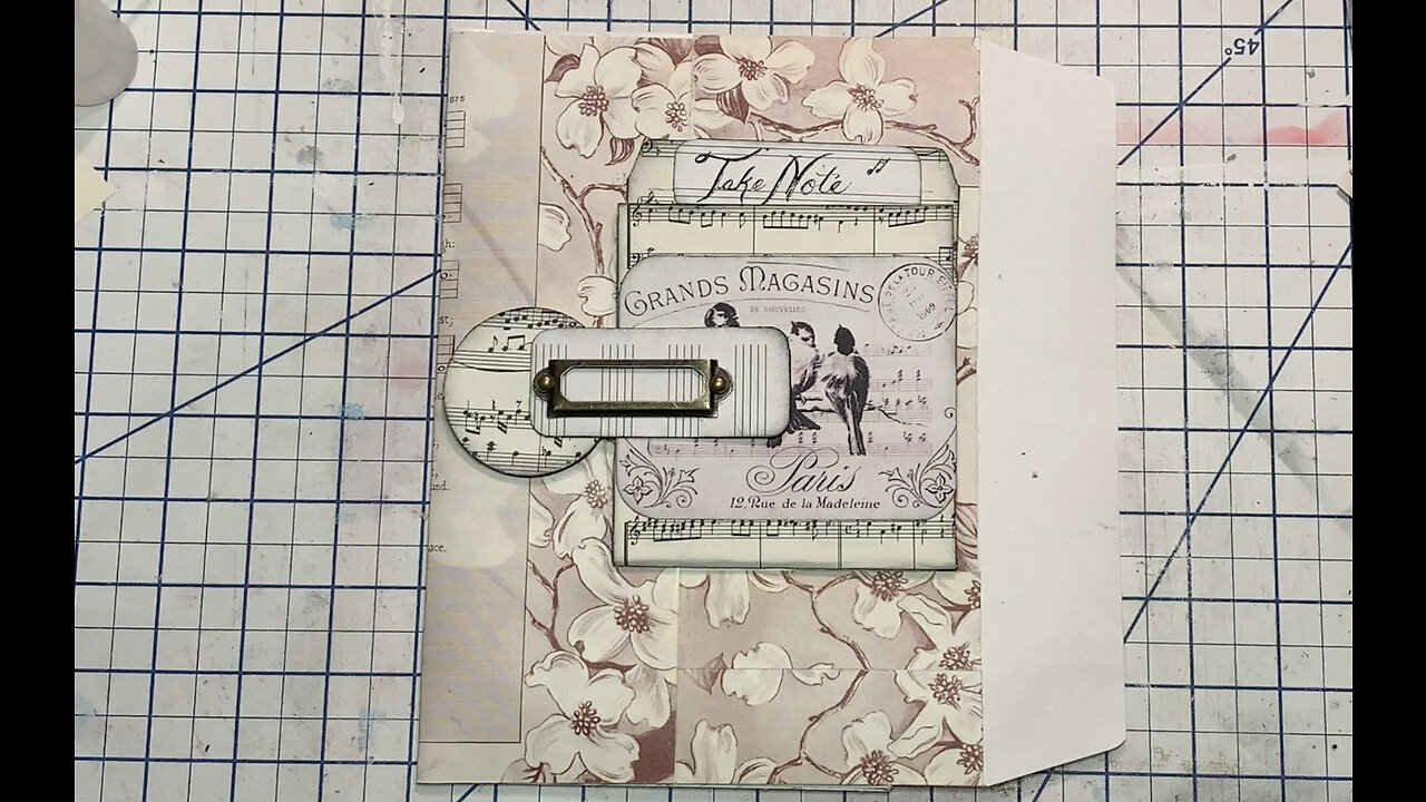 Episode 279 - Junk Journal with Daffodils Galleria - Music Folio Pt. 8