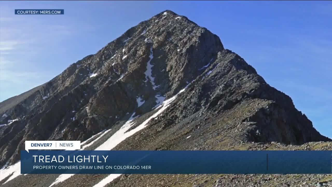 Mt. Lindsey trail closed to public over liability concerns