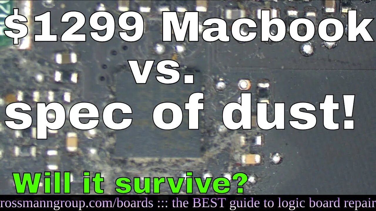 Can DUST kill a Macbook motherboard?