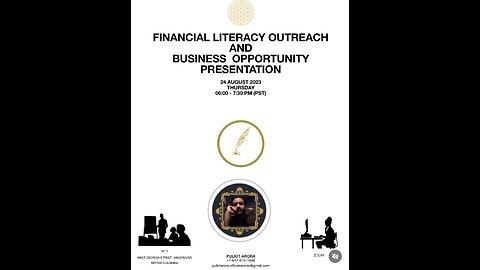 24AUGUST23- FINANCIAL LITERACY OUTREACH AND BUSINESS OPPORTUNITY