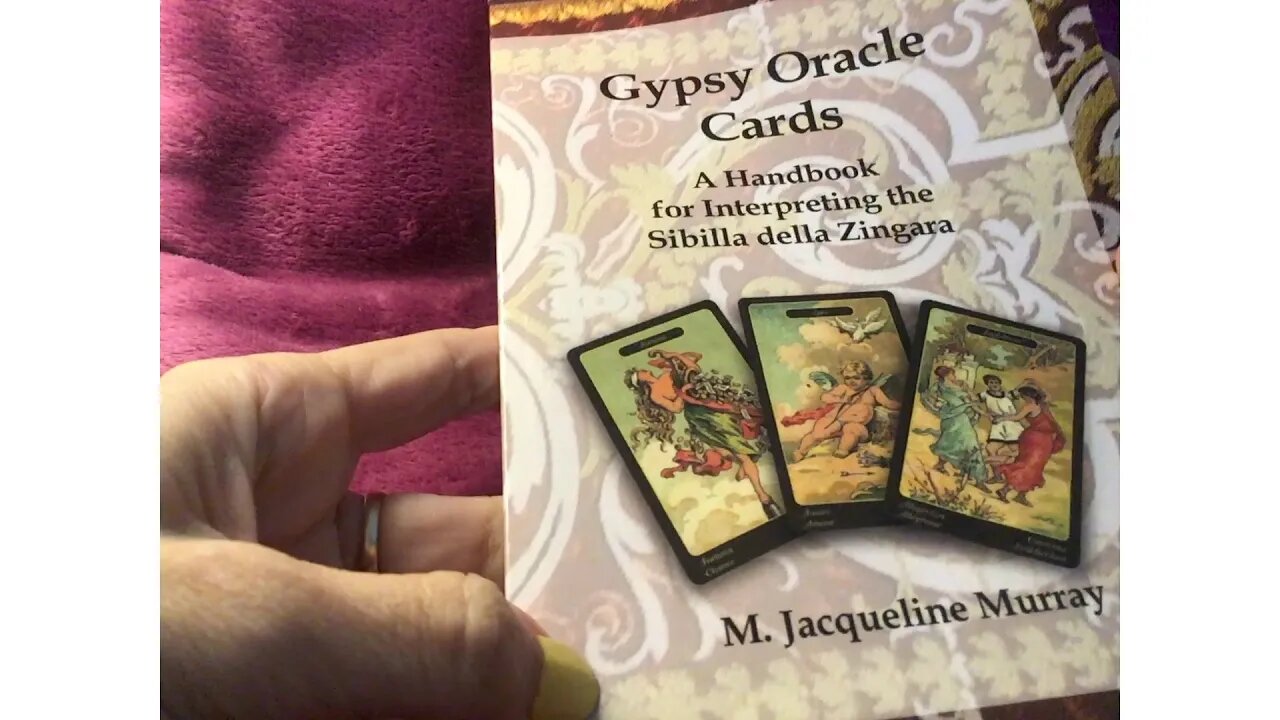 Gyspsy Oracle Cards HandBook My Review. Book is by M Jacqueline Murrey. Part 2 of 3 Parts Series