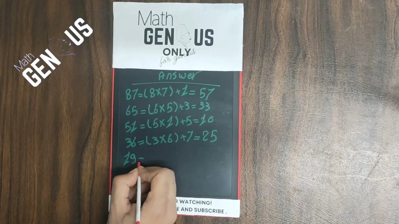 tricky and logic number puzzle with answer