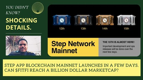 Step App Blockchain Mainnet Launches In A Few Days. Can $FITFI Reach A Billion Dollar Marketcap?