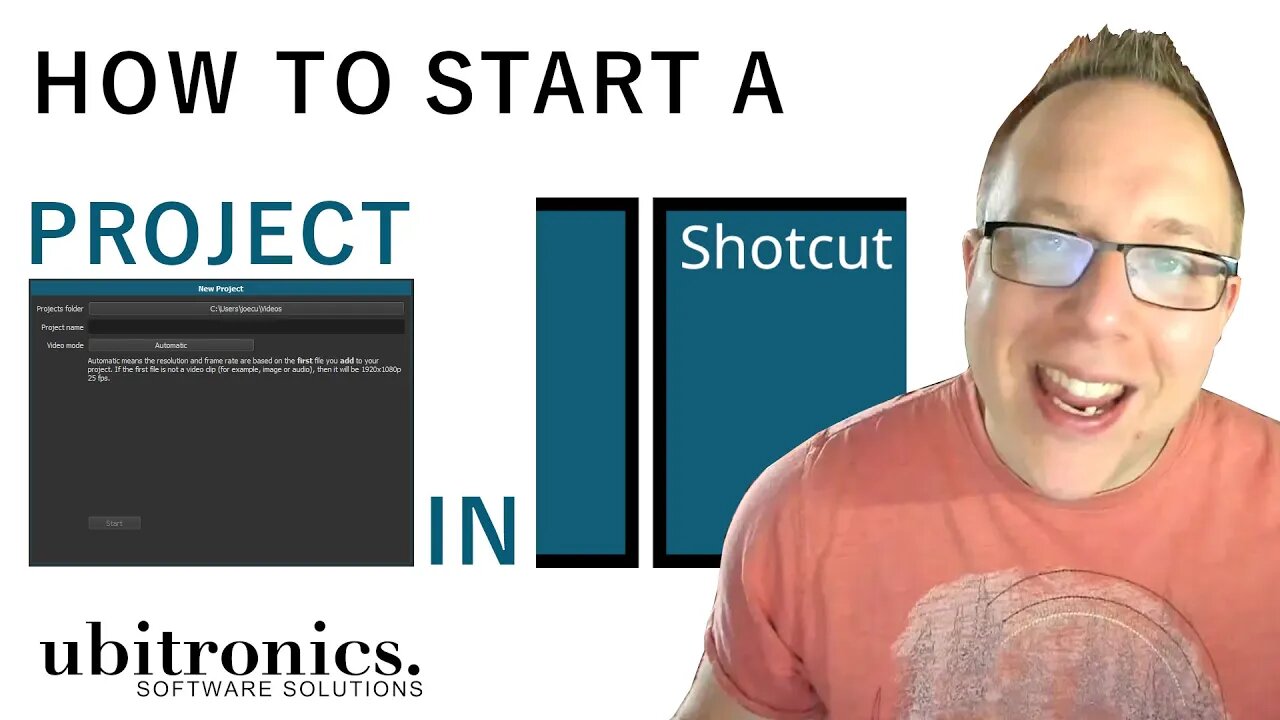 How to Start a New Project in Shotcut [Shotcut Video Editor]