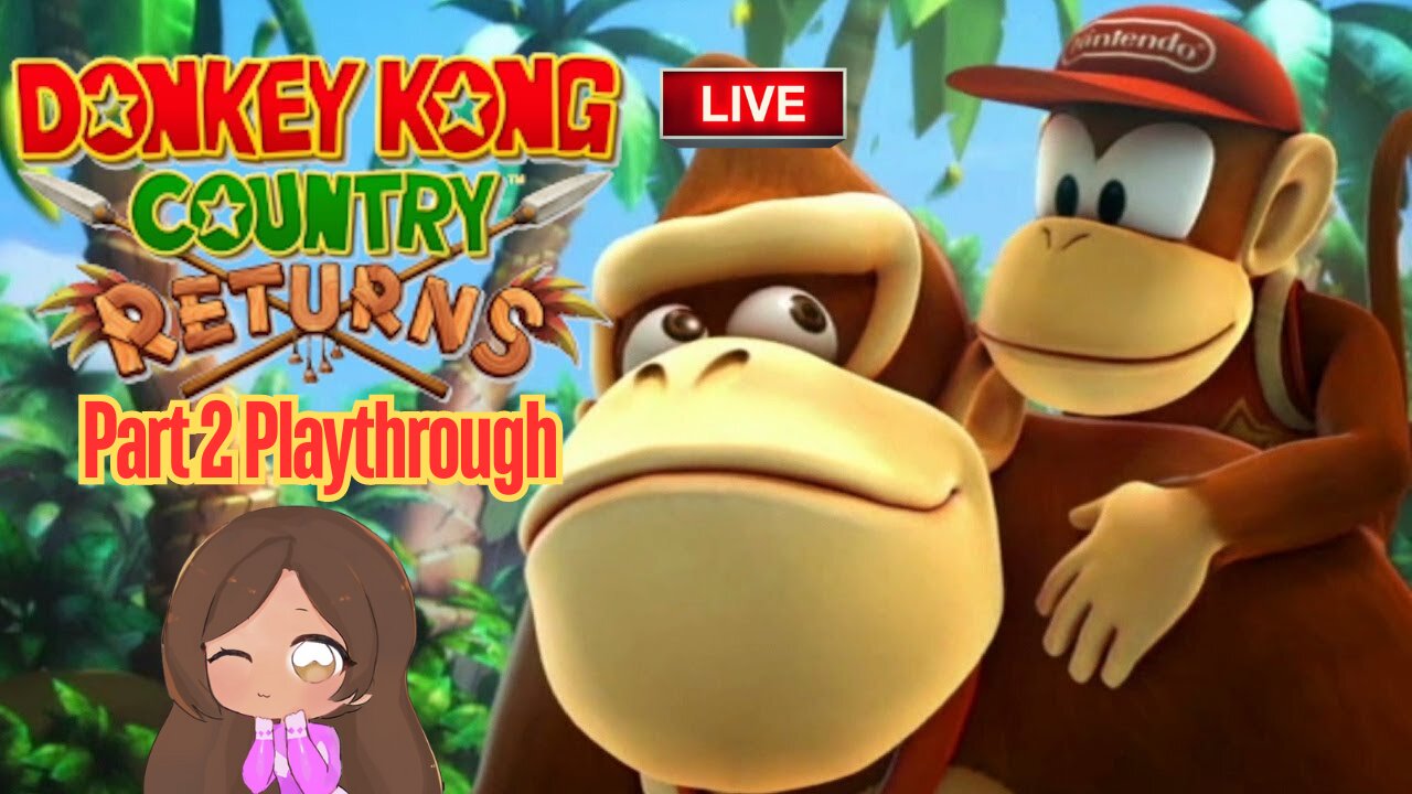 🔴-LIVE- {PNG/VTuber} Jedi Ranger: Donkey Kong Country Returns Part 2 Playthrough