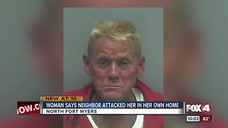 Man arrested for assaulting his neighbor