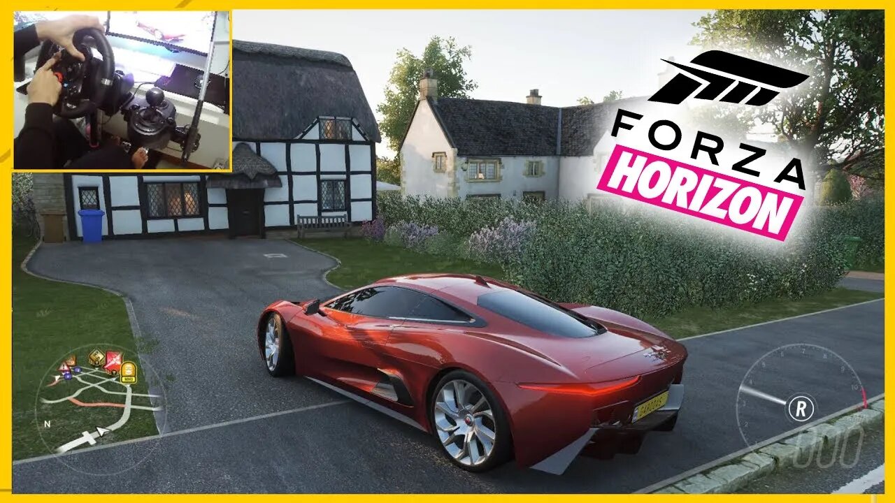 JAGUAR C-X75 - Forza Horizon 4 Gameplay Realista / Logitech G29