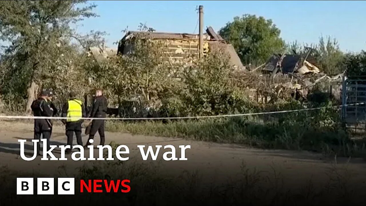 Children injured in deadly Russian attack on Ukraine / BBC News