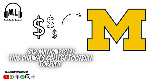 Bryce Underwood gets $12 million || Mark Lesko Pod clips #collegefootball