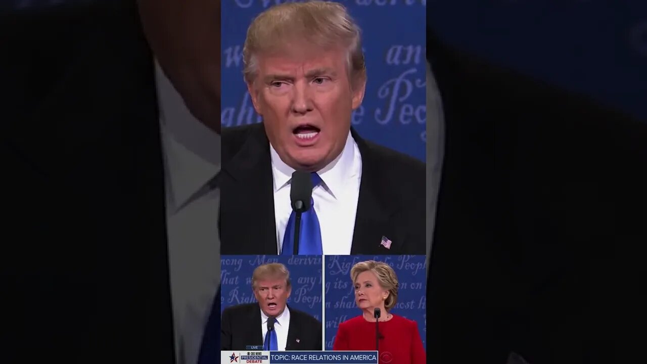 Trump: If we don't have Law and Order, We don't have a country. 2016 Debate #Shorts