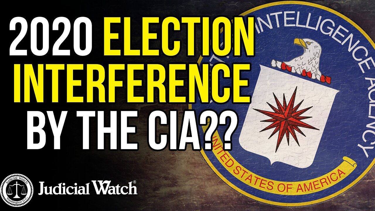 2020 Election Interference by the CIA??