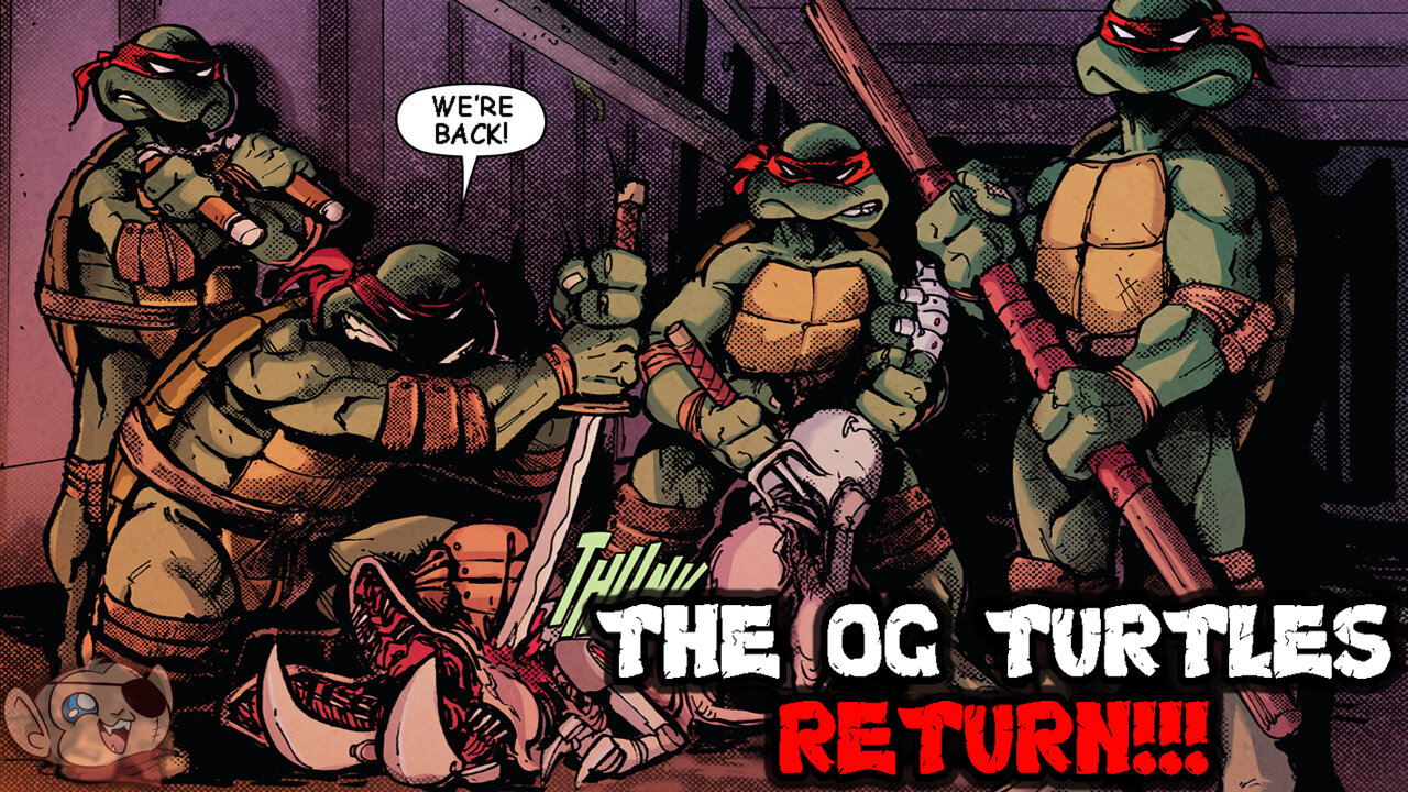 The OG Mirage Turtles Return in this Crossover with Stranger Things