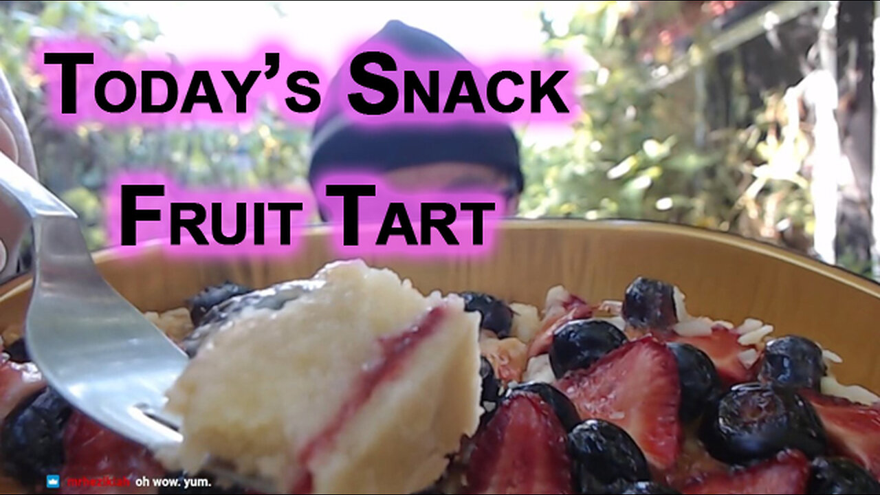 Today’s Snack: Fruit Tart [Food, Eating]