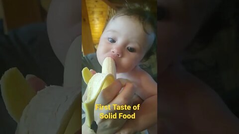 First Taste of Solid Food
