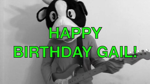 Happy Birthday GAIL! - COW Happy Birthday Song