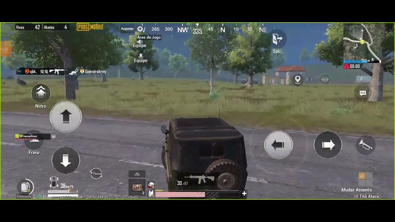 Caindo bem no PUBG Mobile